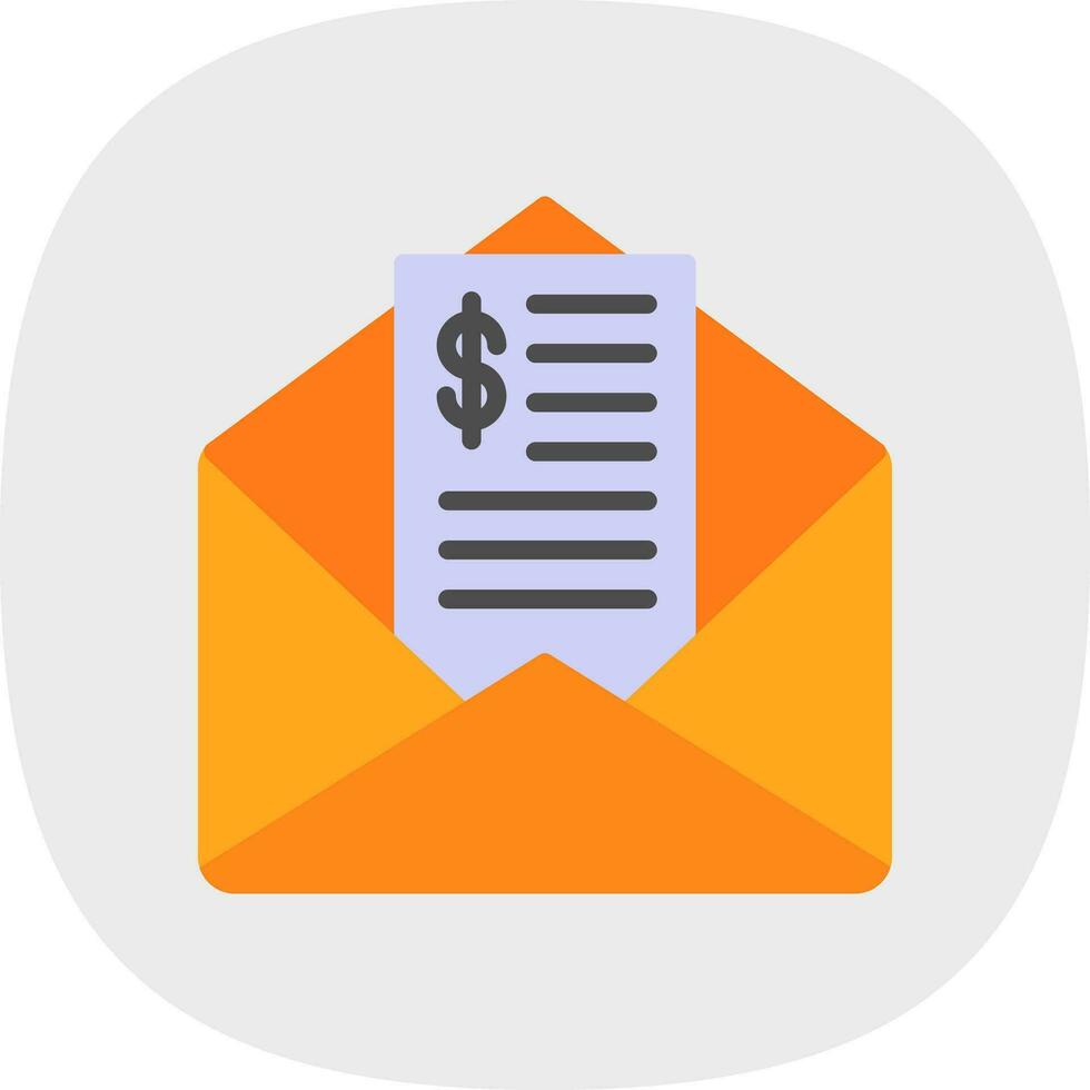 Paycheck Vector Icon Design