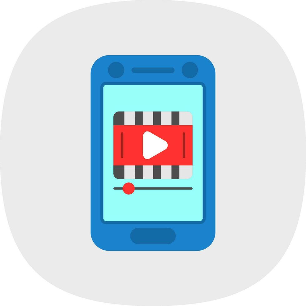 diseño de icono de vector de vídeo