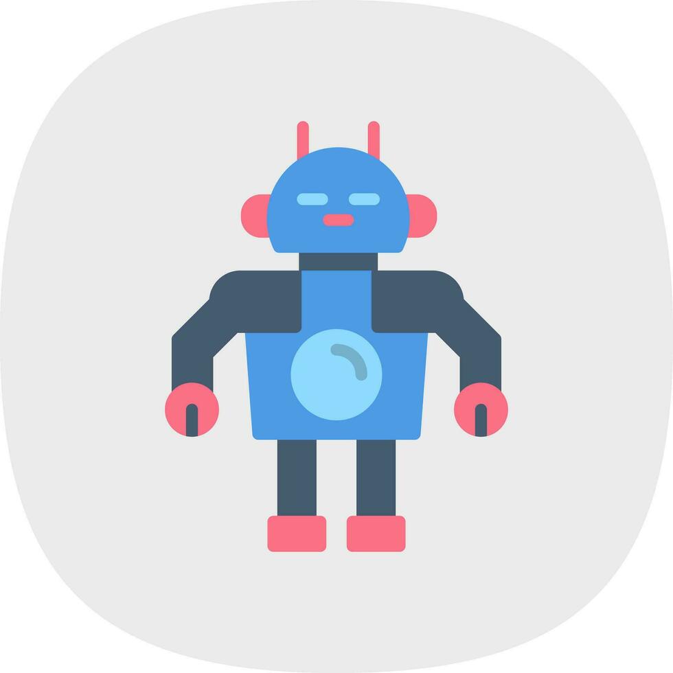 diseño de icono de vector de robot