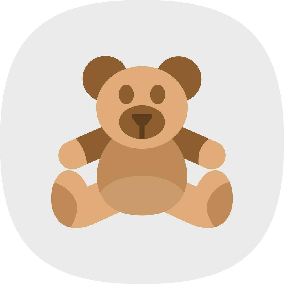 Teddy bear Vector Icon Design