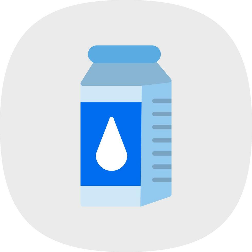 Milk box Vector Icon Design