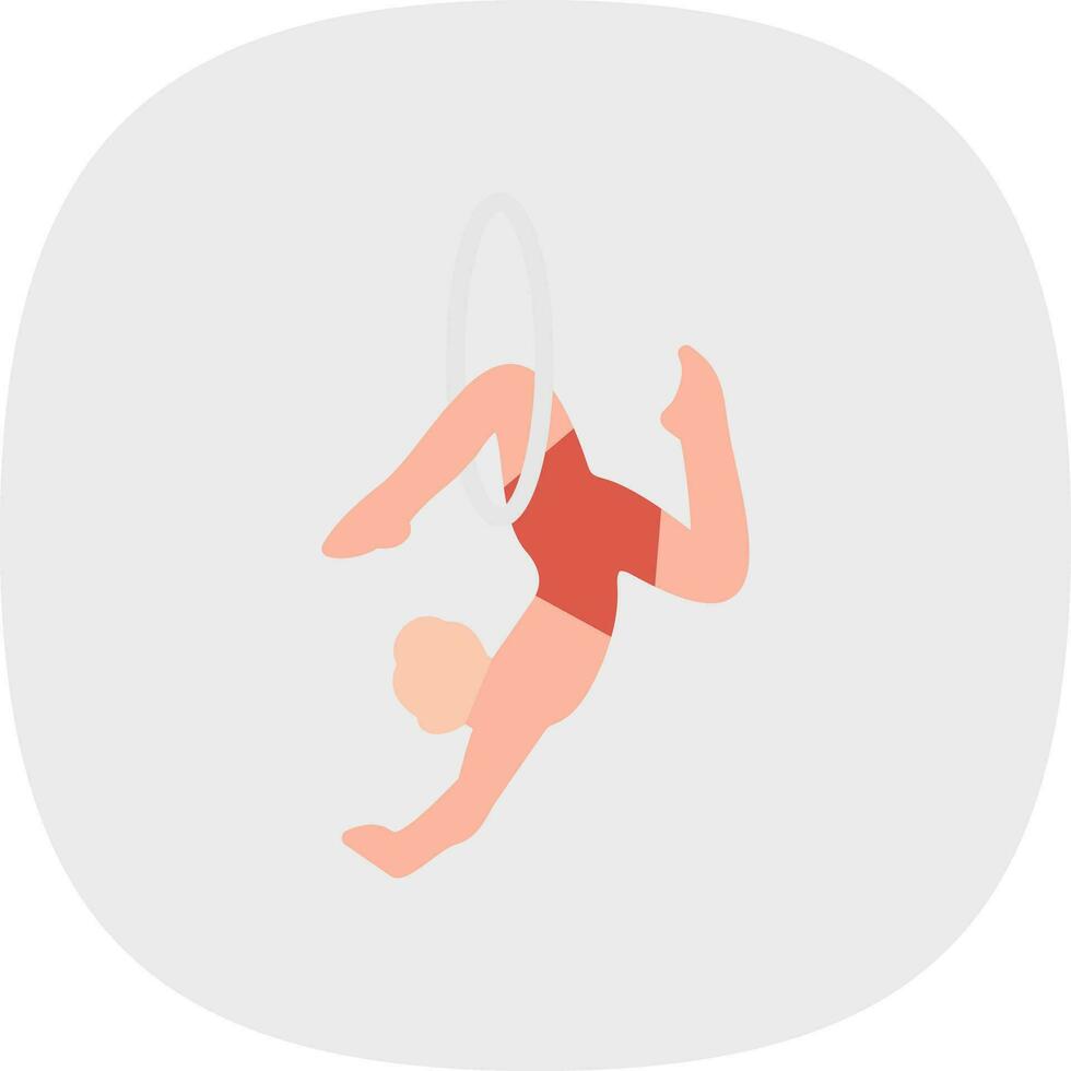 Trapeze artist Vector Icon Design