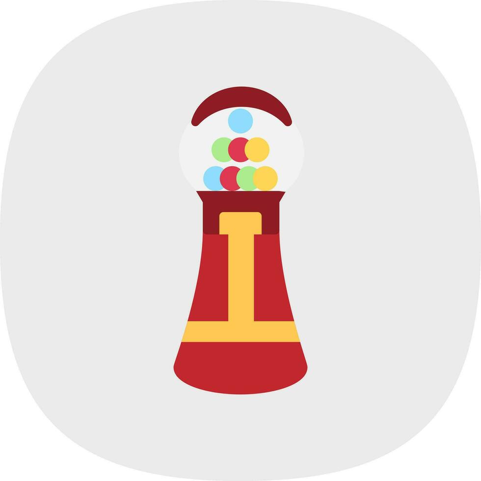 Gumball machine Vector Icon Design