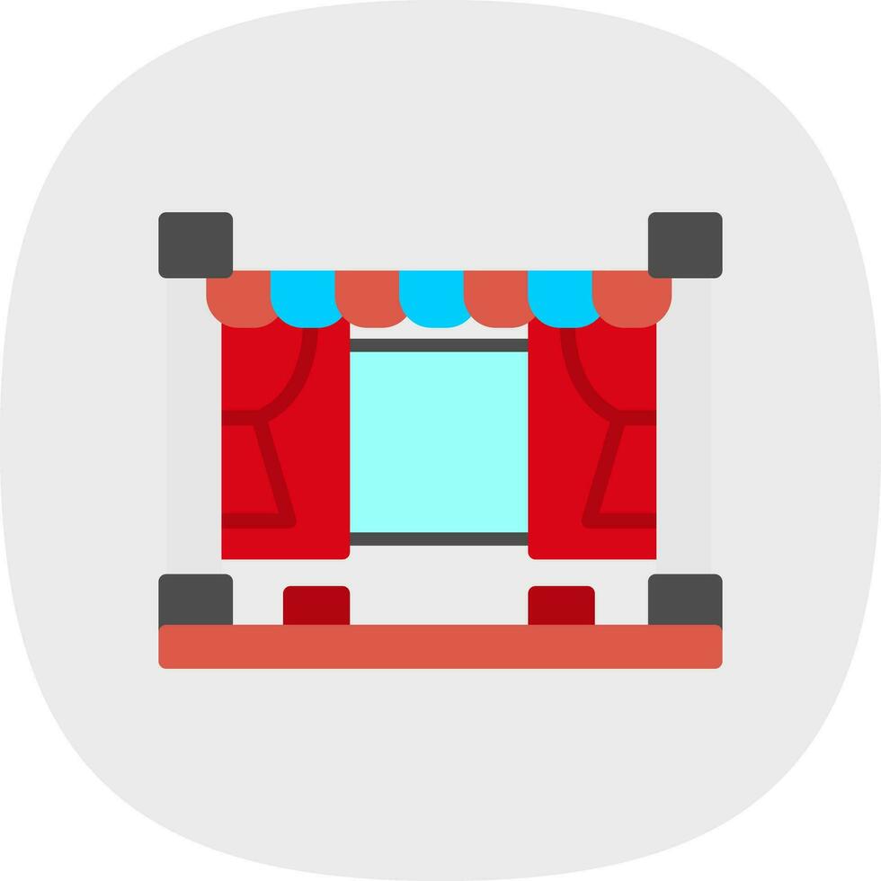 diseño de icono de vector de teatro