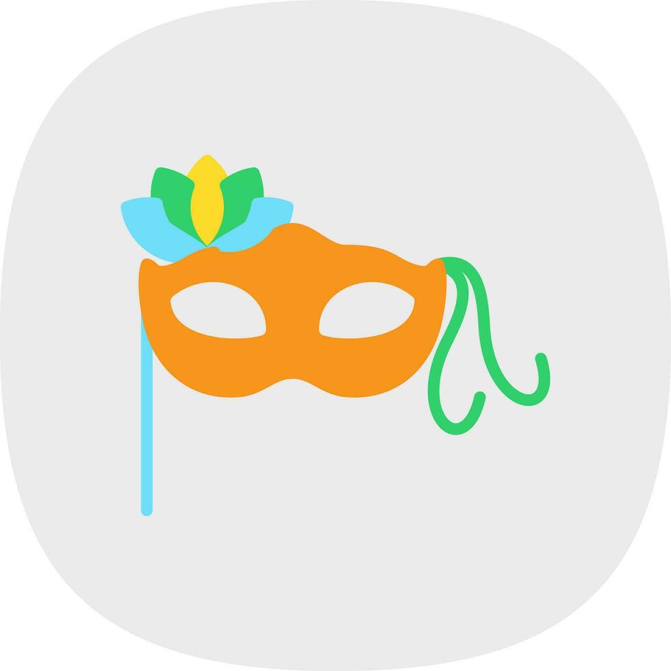 Carnival mask Vector Icon Design