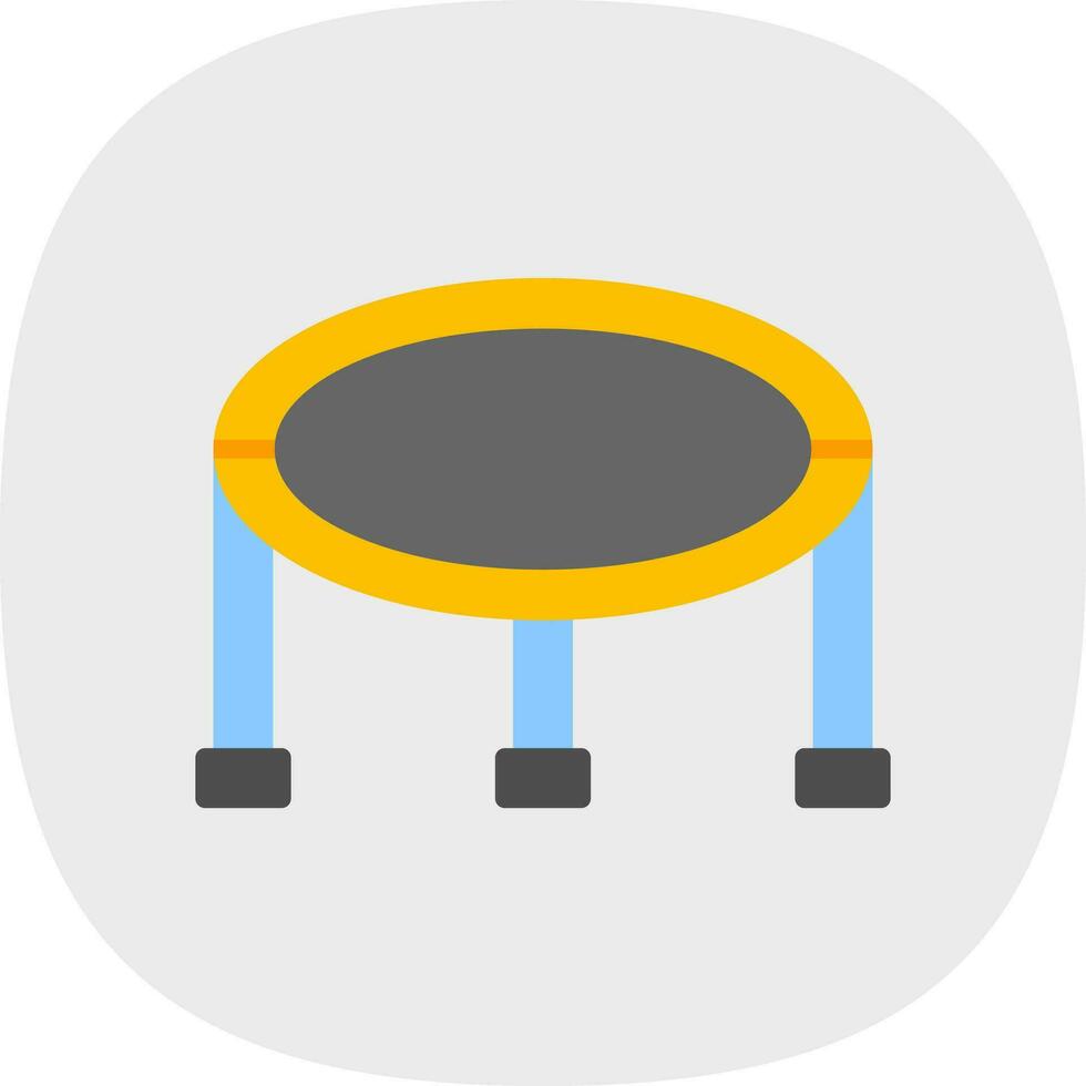 Trampoline Vector Icon Design