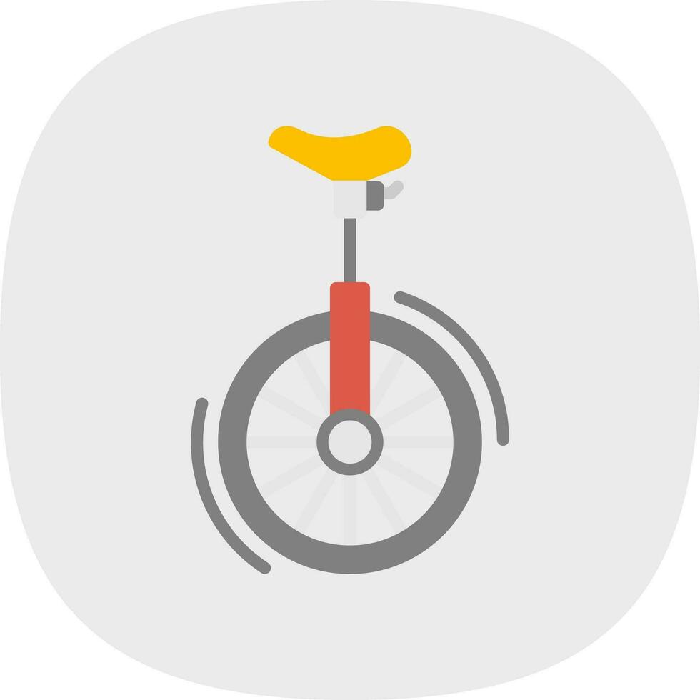 Unicycle Vector Icon Design