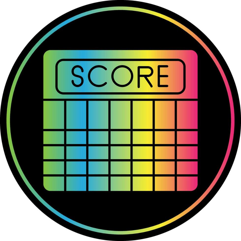 Score Vector Icon Design