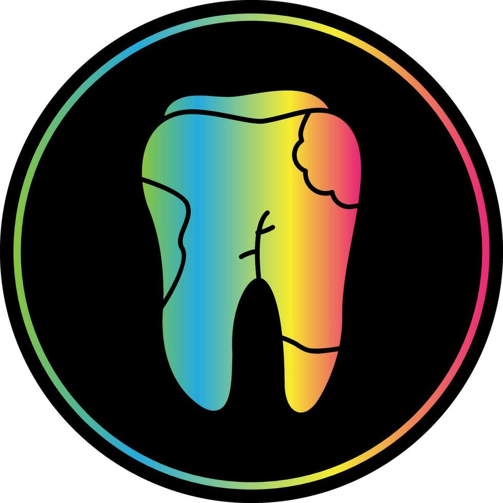 Caries Vector Icon Design