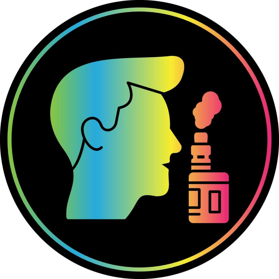 Vaper Vector Icon Design
