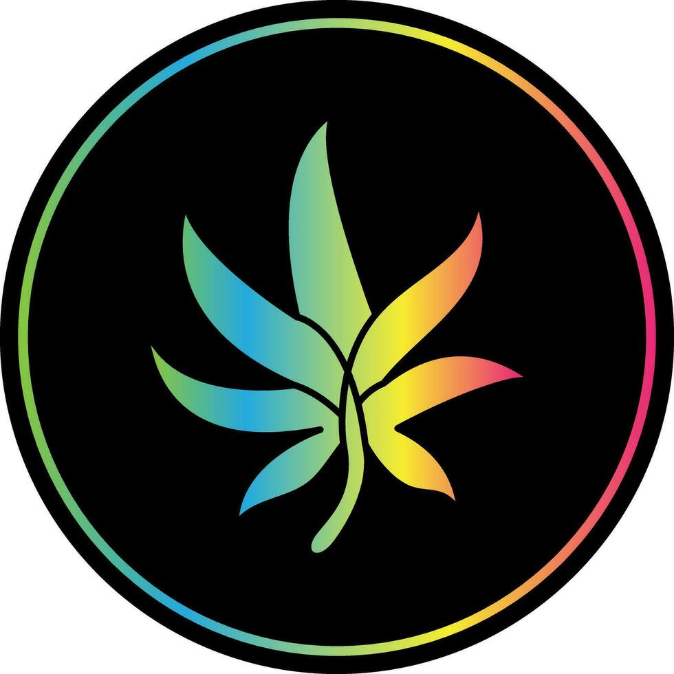 Weed Vector Icon Design