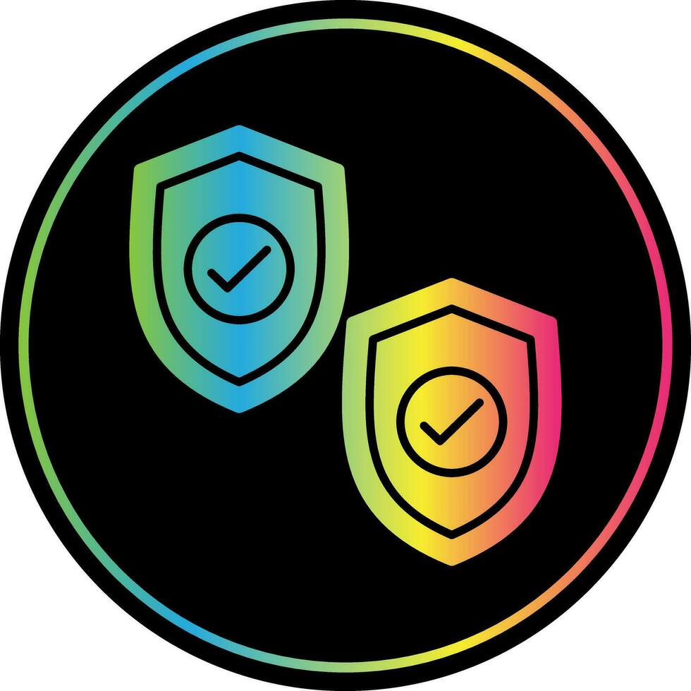 Shields Vector Icon Design