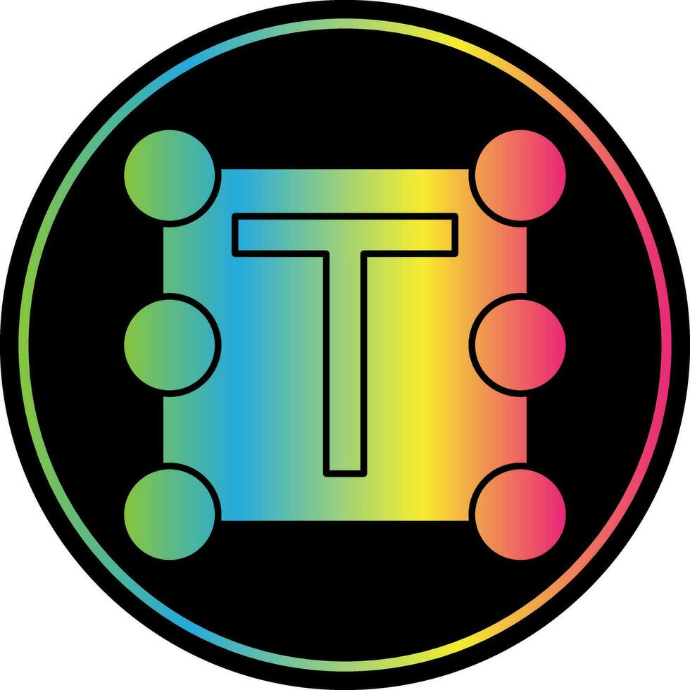 Typography Vector Icon Design
