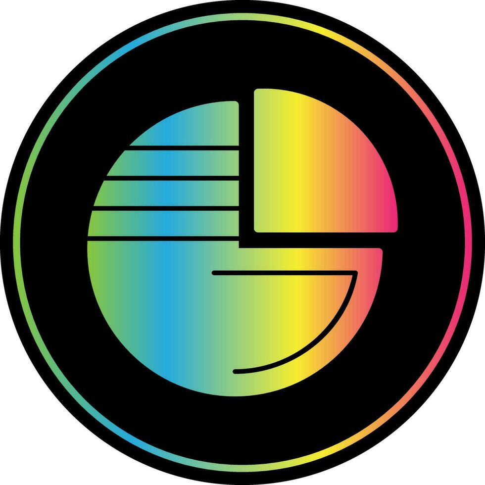 Pie chart Vector Icon Design