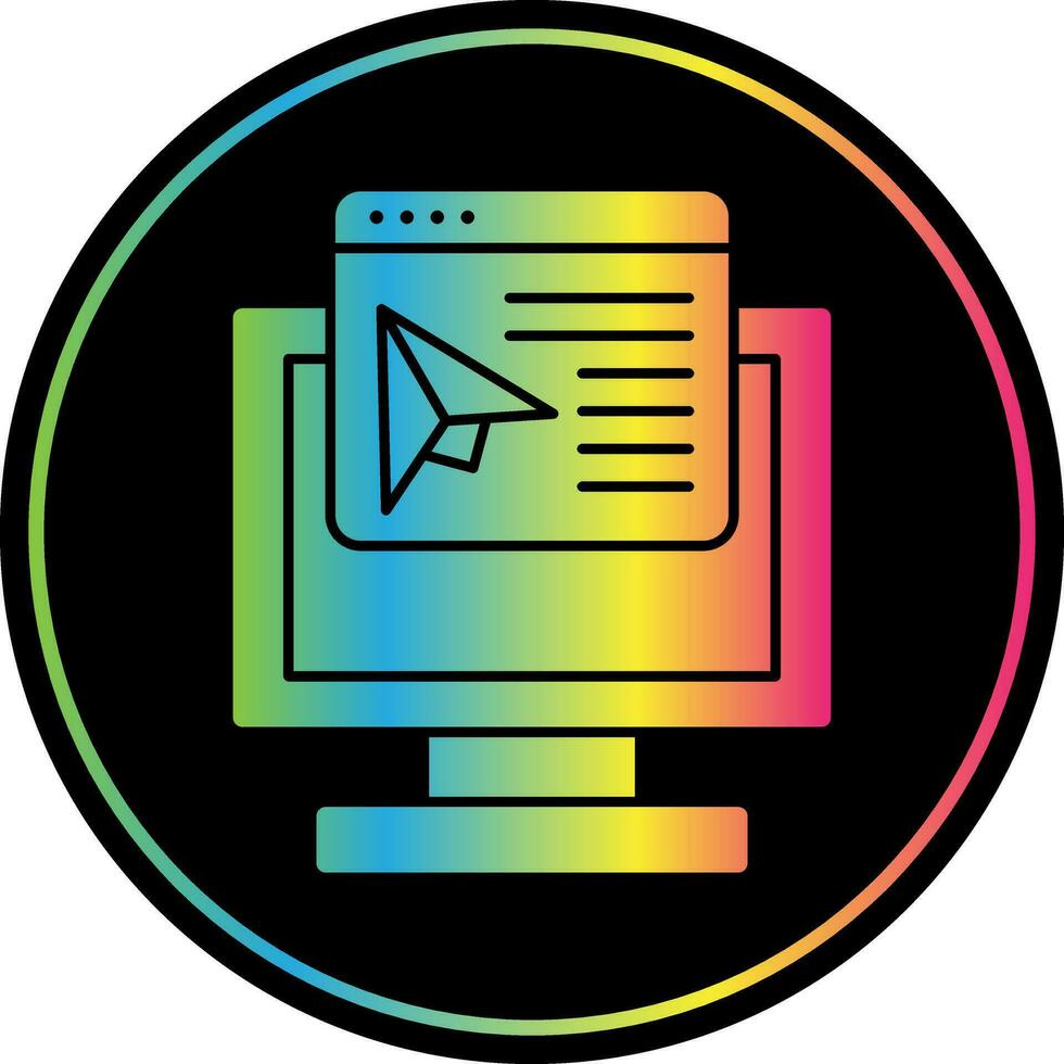 Landing page Vector Icon Design