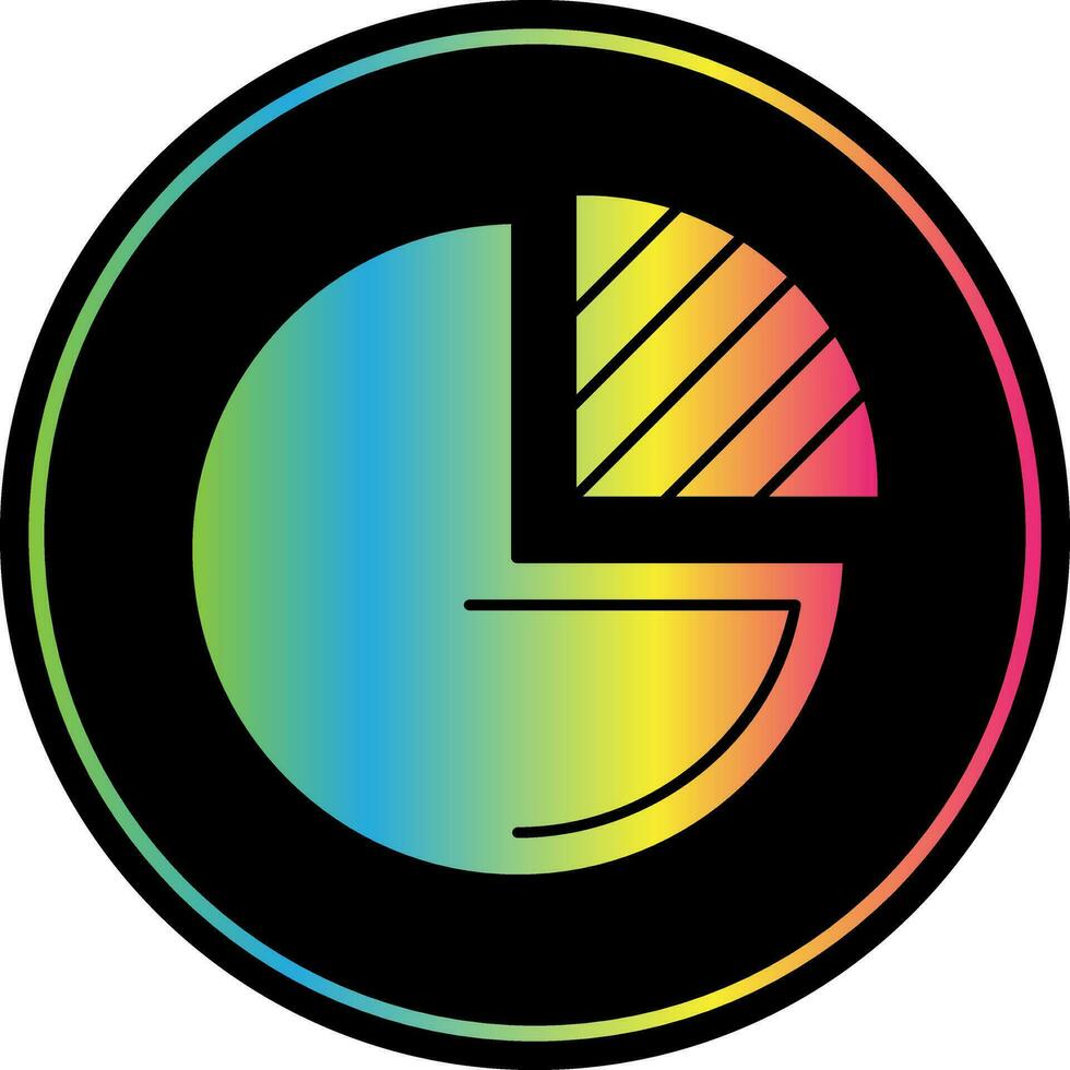 Pie chart Vector Icon Design