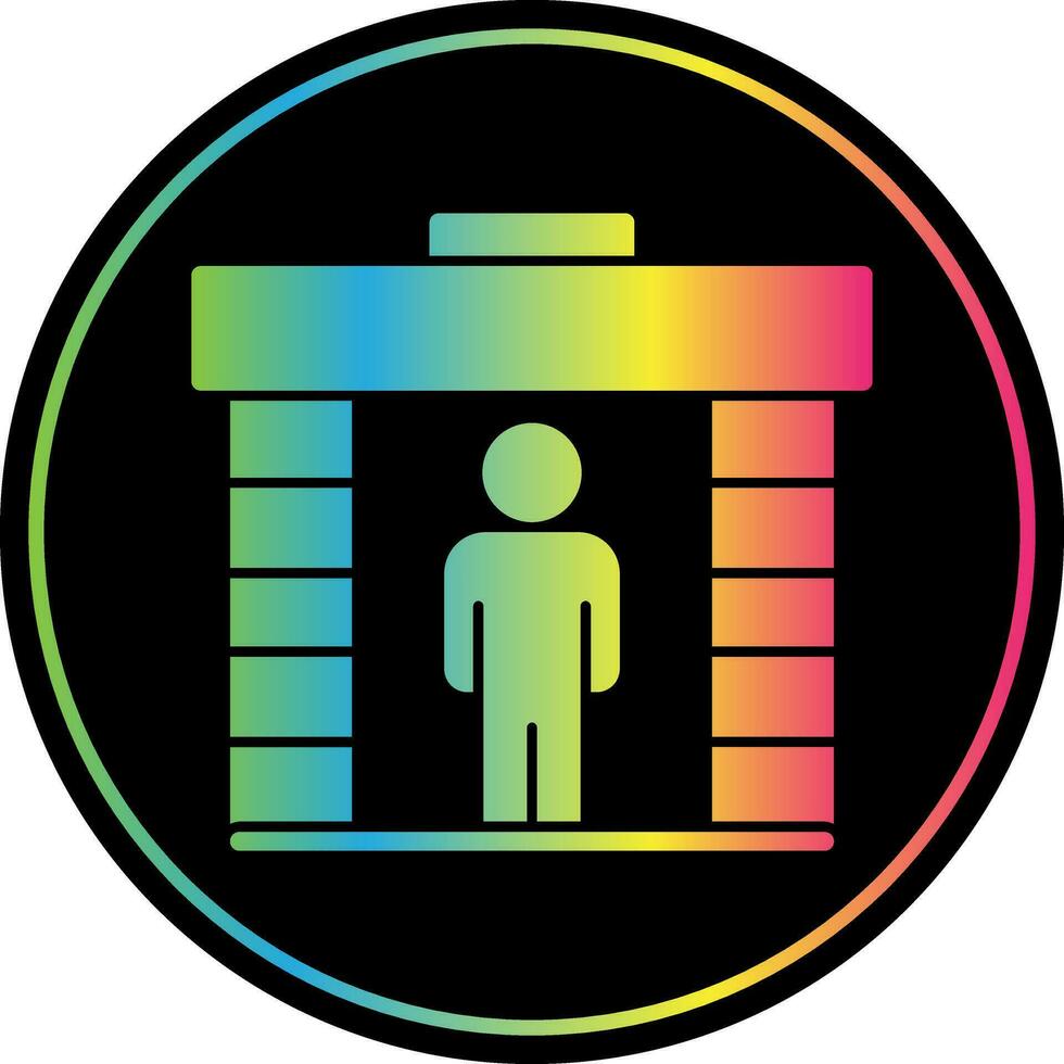 Metal detector Vector Icon Design