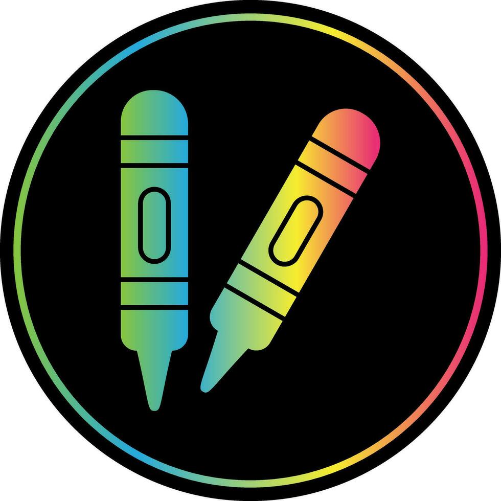 diseño de icono de vector de crayones