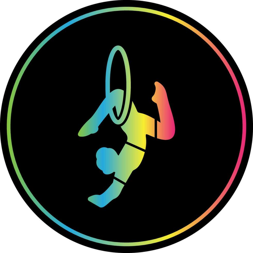 Trapeze artist Vector Icon Design