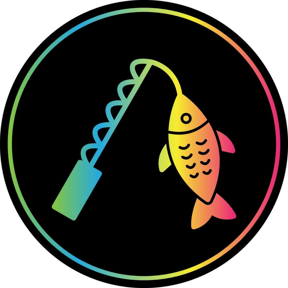 diseño de icono de vector de pesca