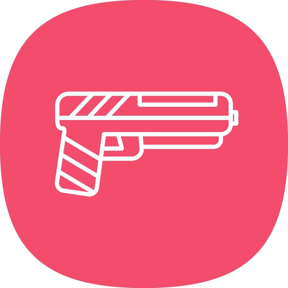 pistola vector icono diseño