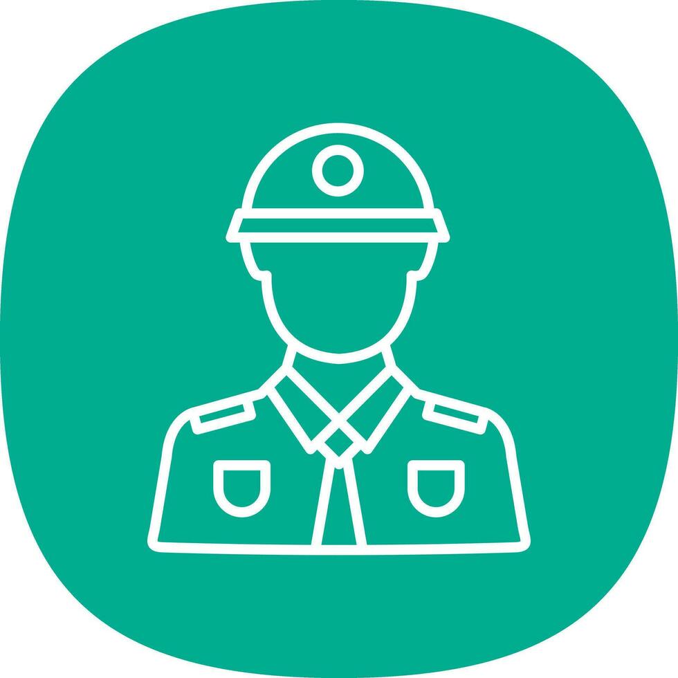 Soldier Vector Icon Design