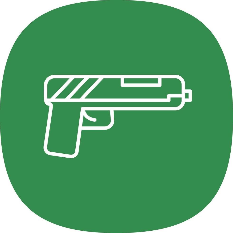 diseño de icono de vector de pistola