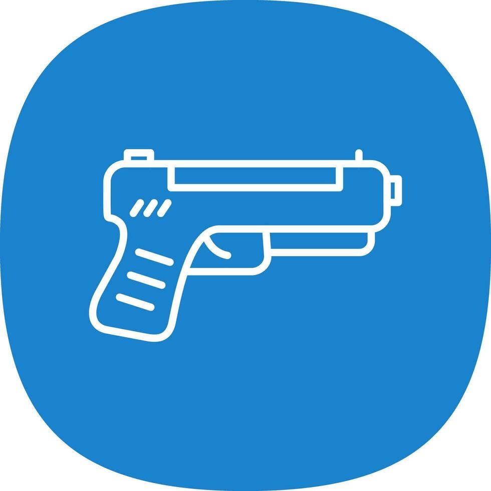 Pistol Vector Icon Design