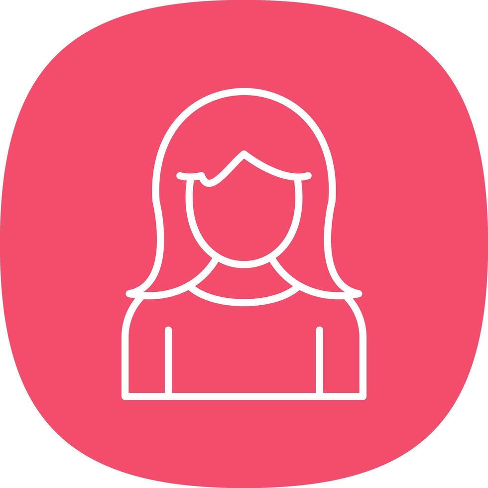 Girl Vector Icon Design