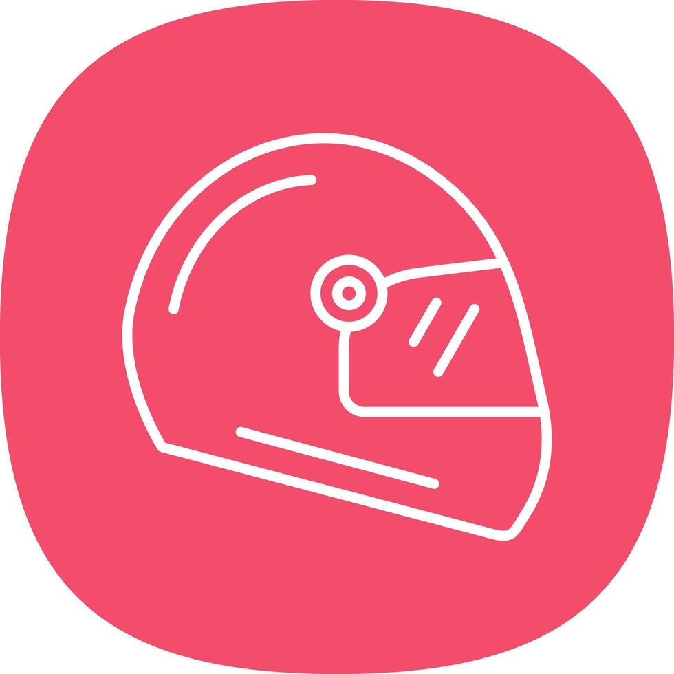 Helmet Vector Icon Design