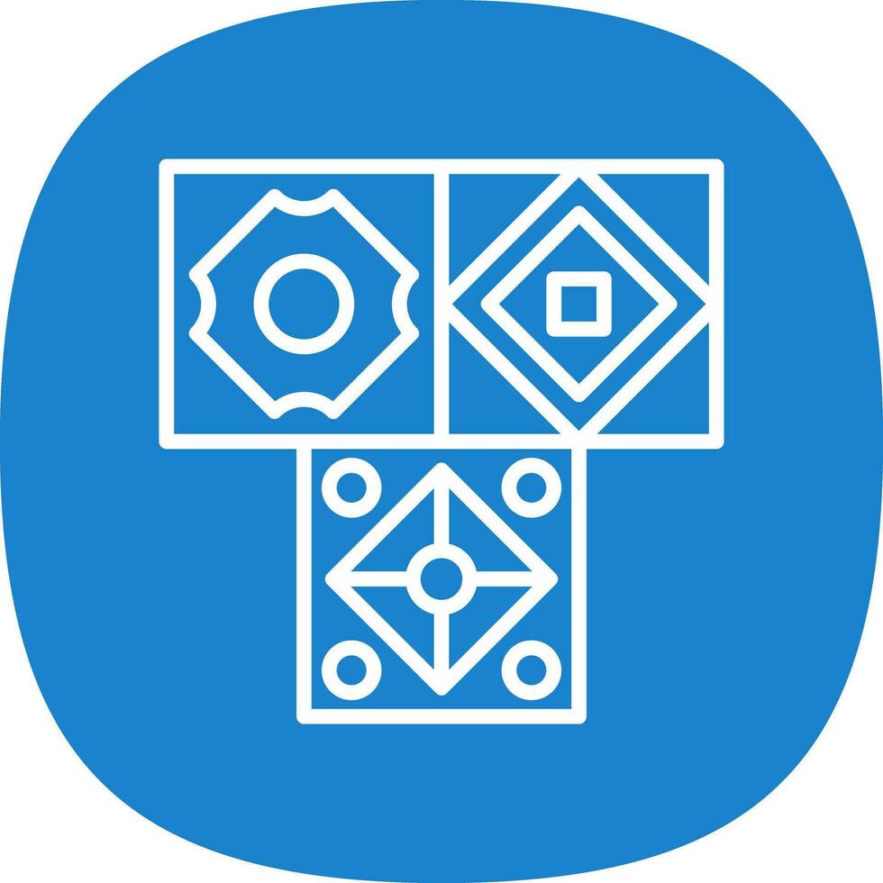 Multi Tiles Vector Icon Design