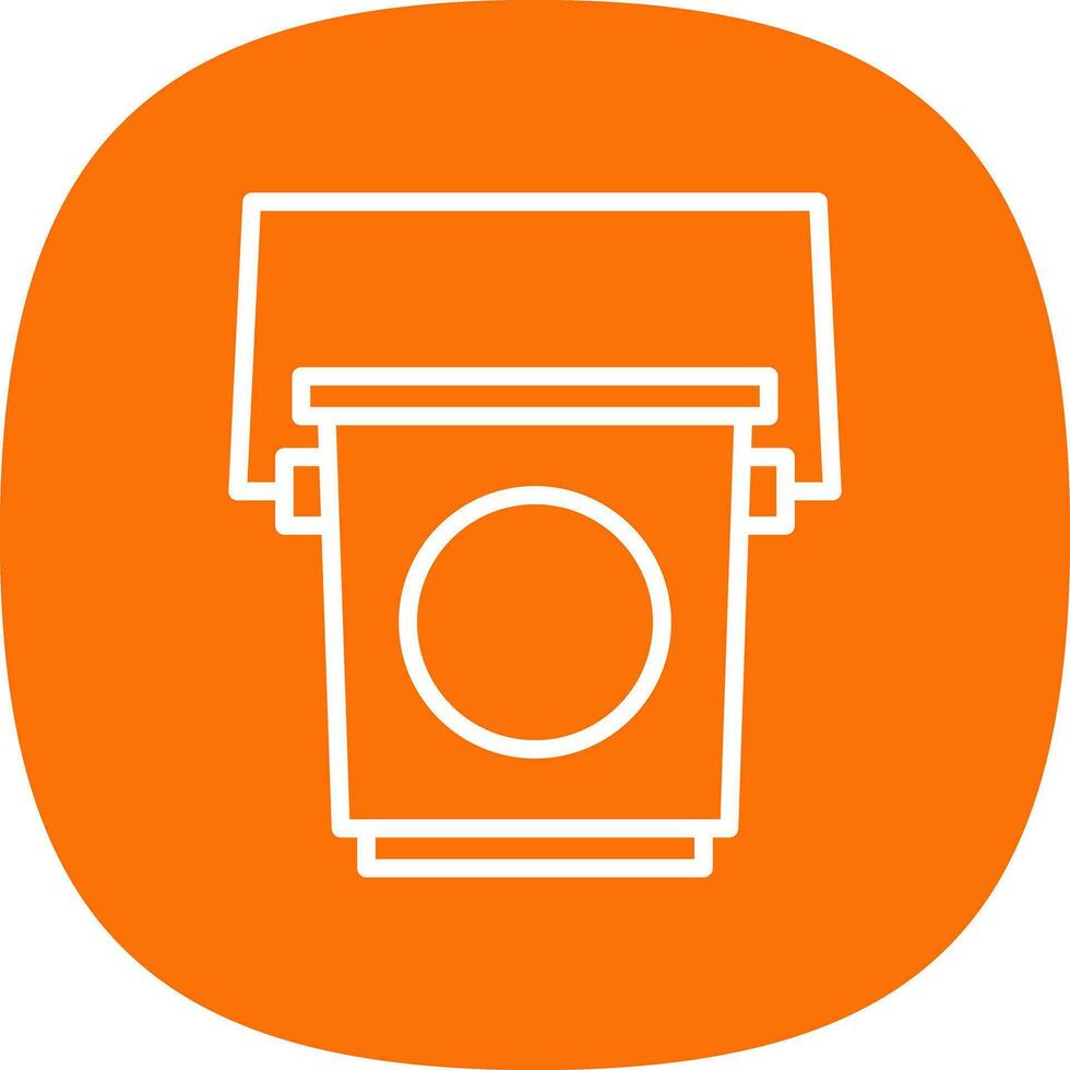 Bucket Vector Icon Design