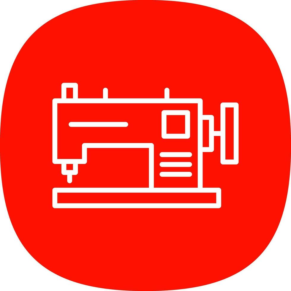 Sewing Machine Vector Icon Design