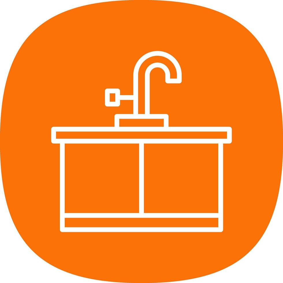 Kitchen Sink Vector Icon Design