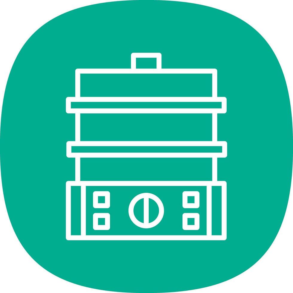 Food Steamer Vector Icon Design