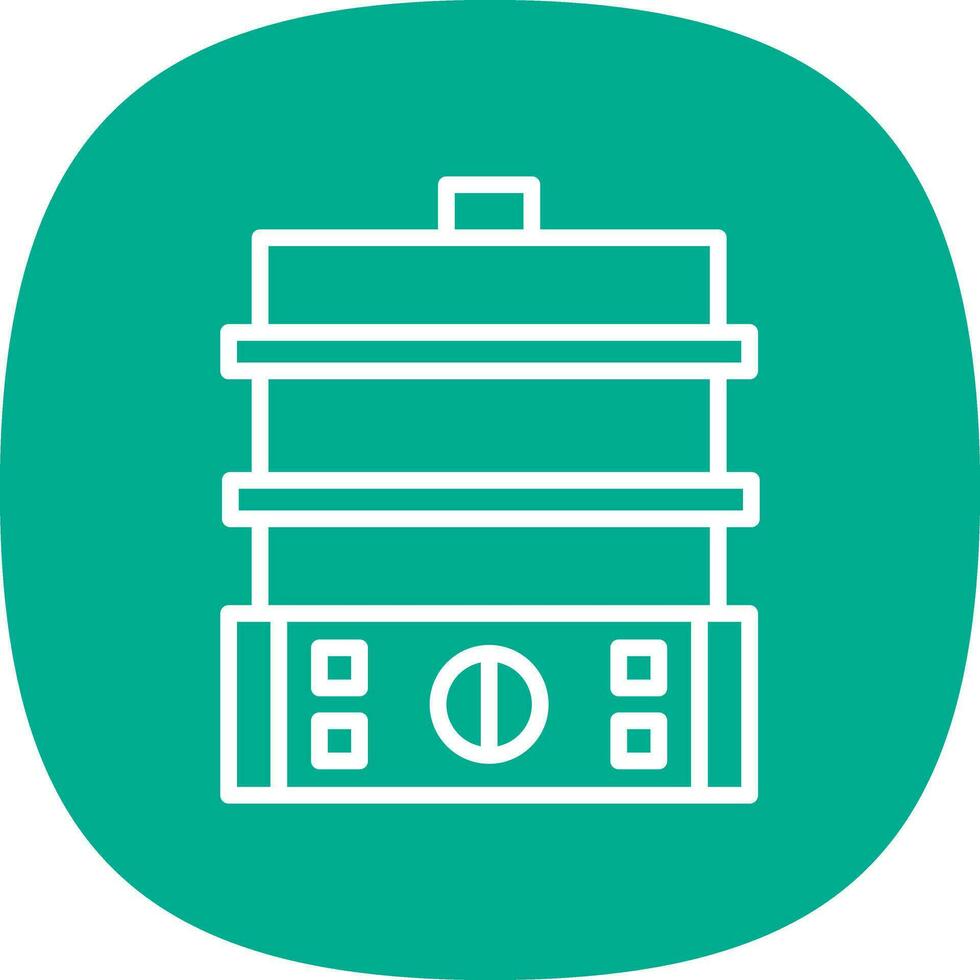 Food Steamer Vector Icon Design