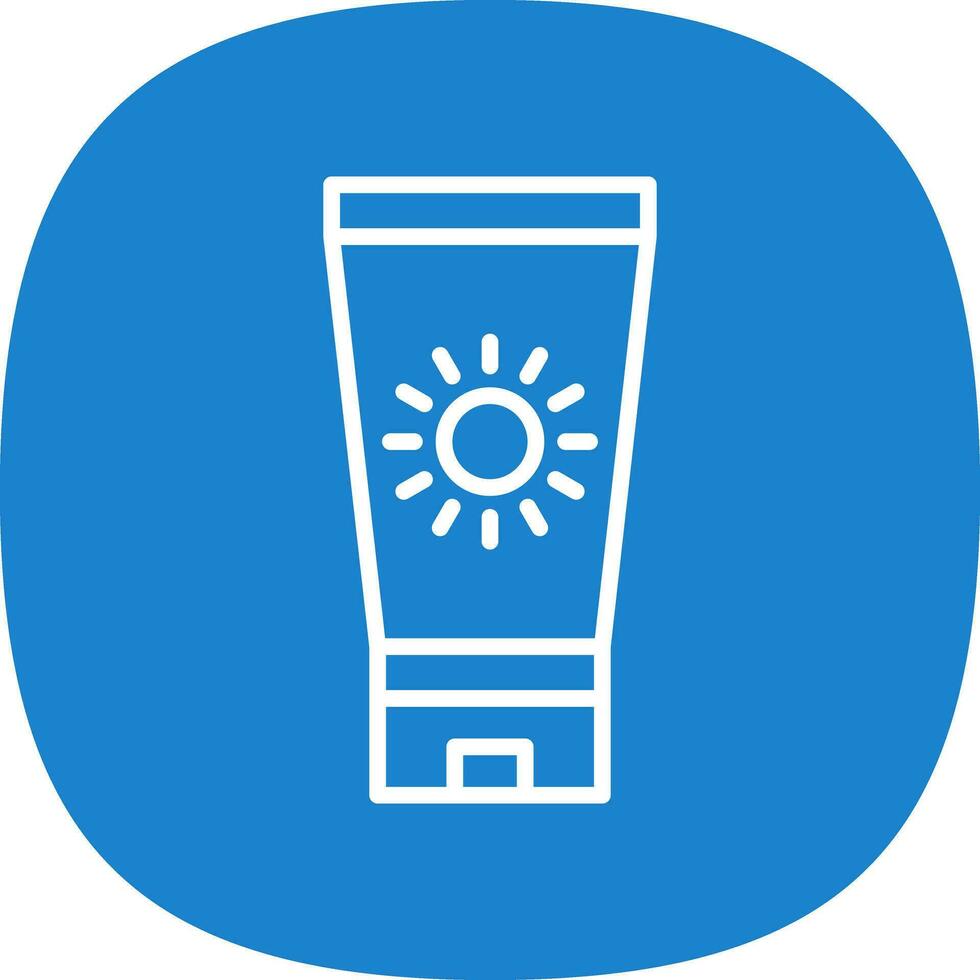 Sun block Vector Icon Design