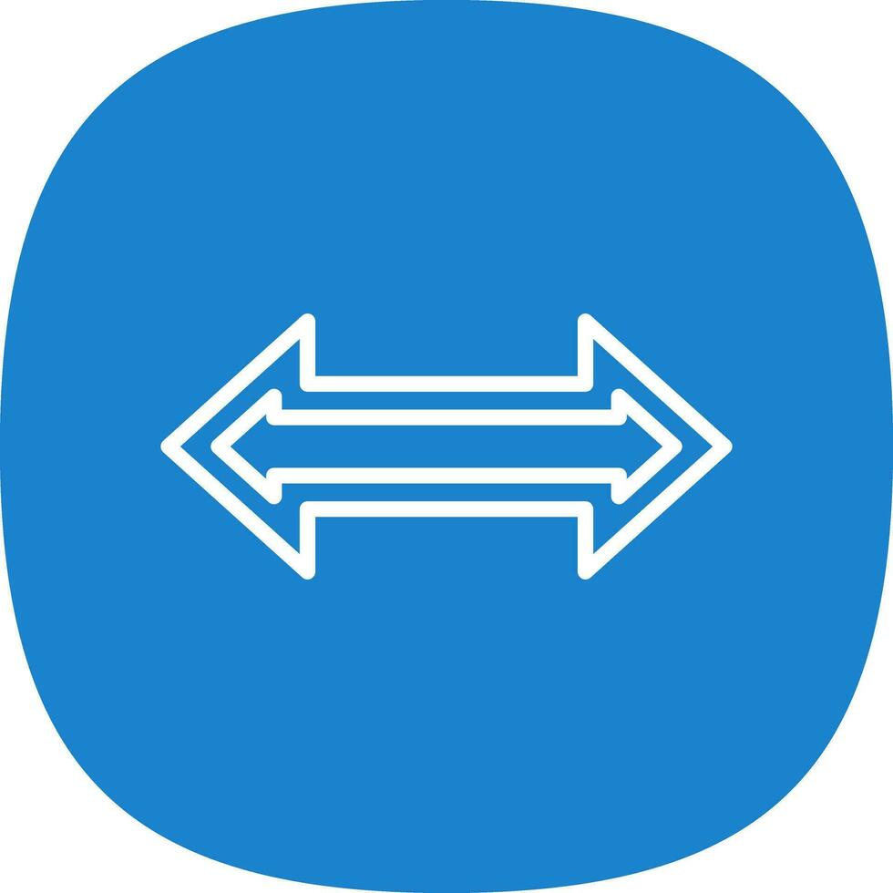 Double arrow Vector Icon Design