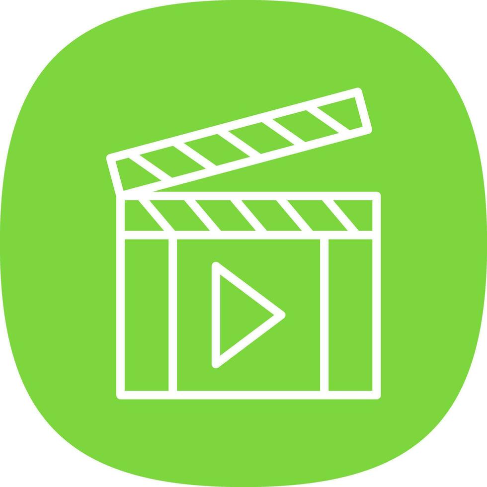 diseño de icono de vector de vídeo