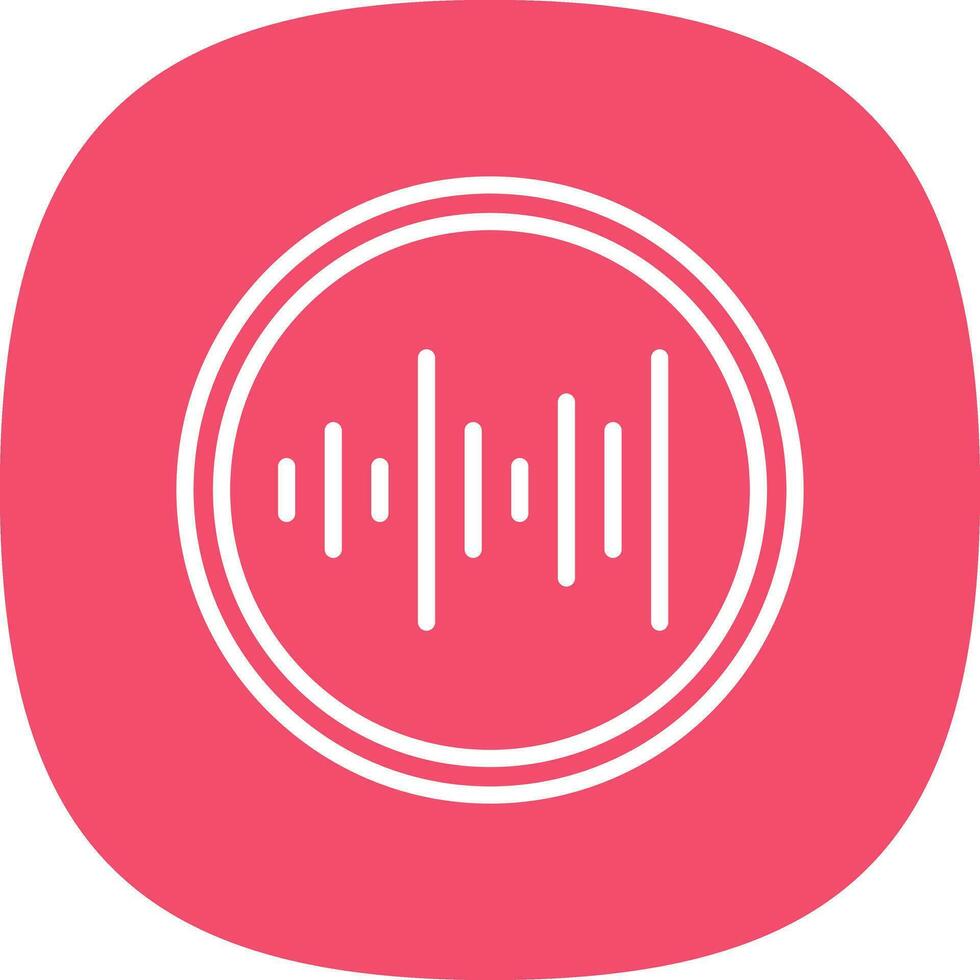 Sound waves Vector Icon Design