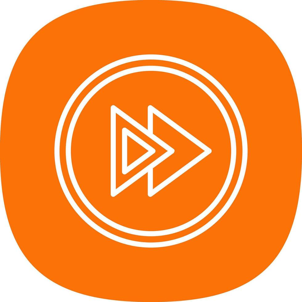 Fast Forward Vector Icon Design