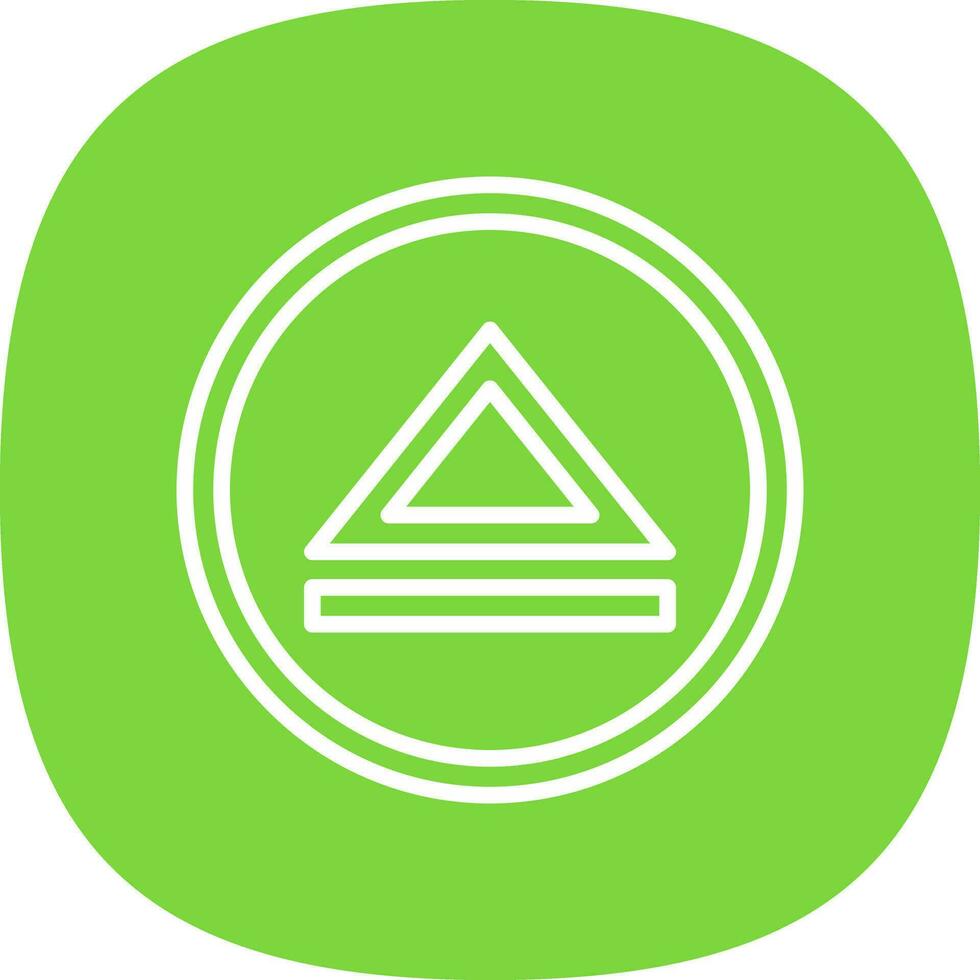 Eject Vector Icon Design