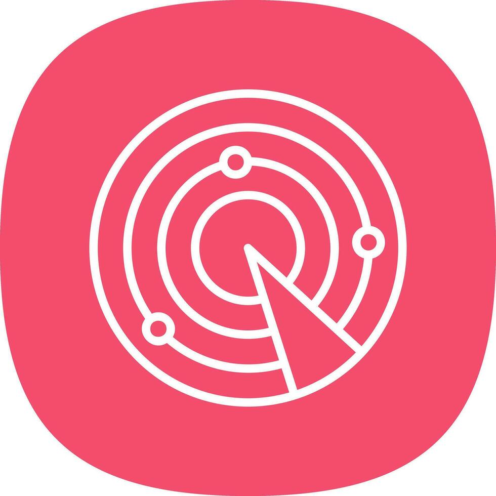 Radar Vector Icon Design