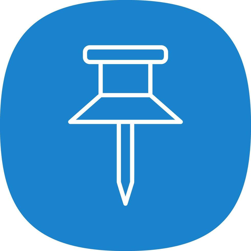Pin Vector Icon Design