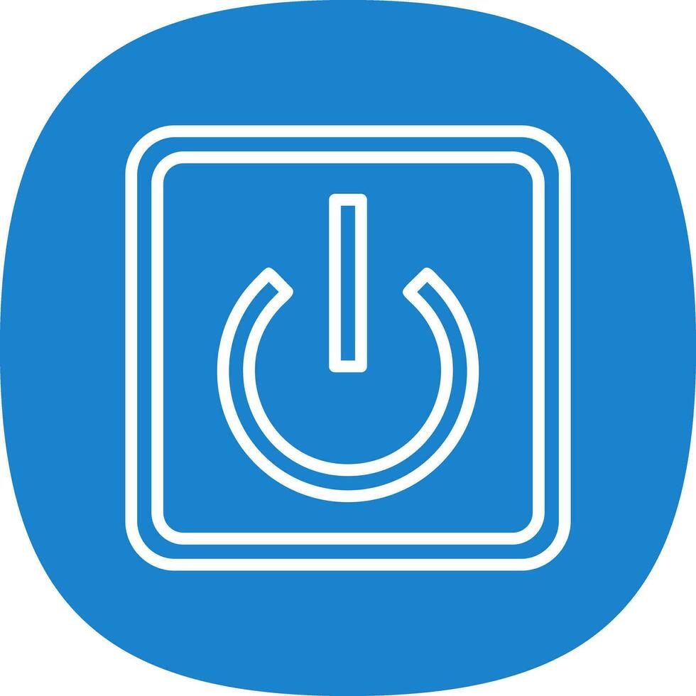 Power Button Off Vector Icon Design