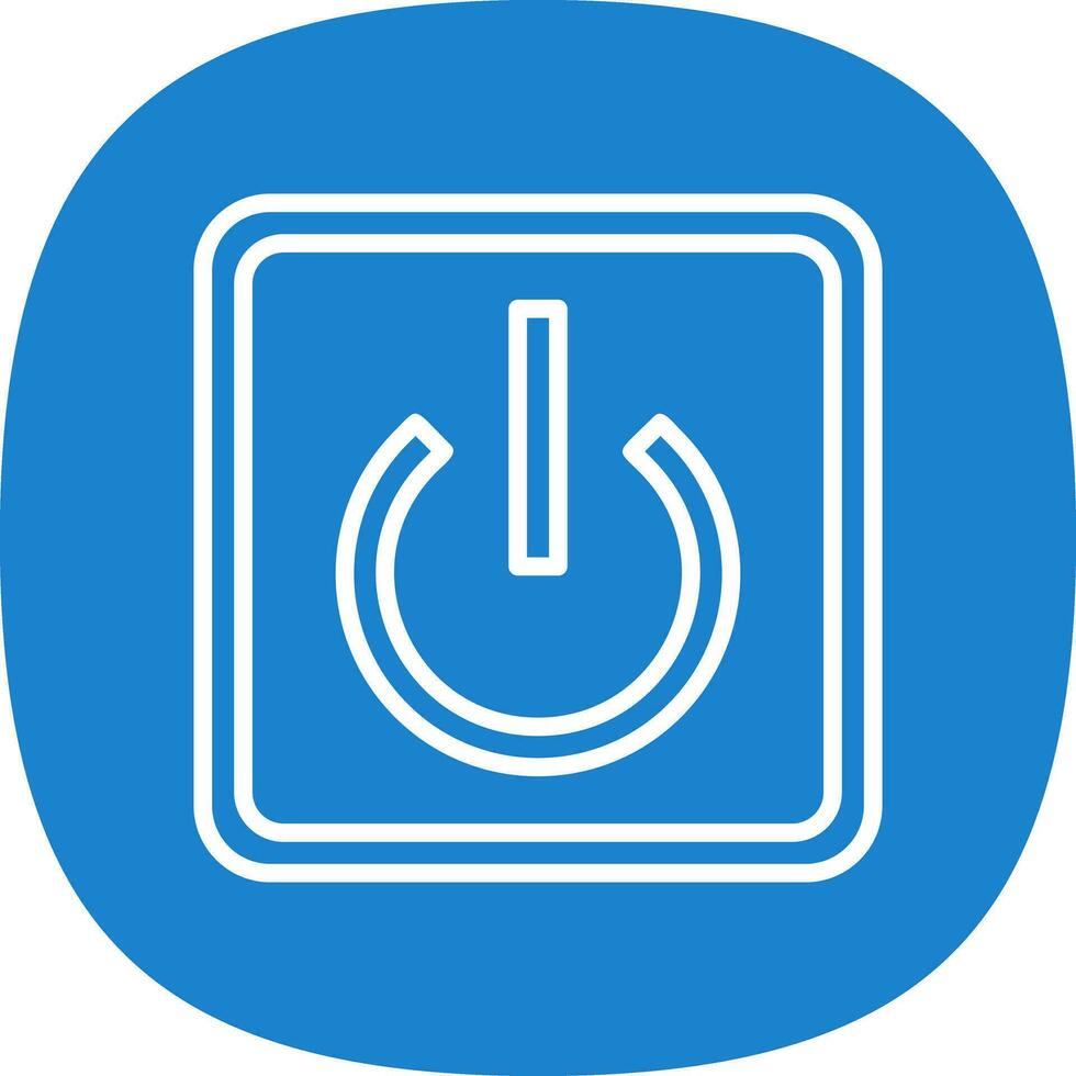 Power Button Off Vector Icon Design