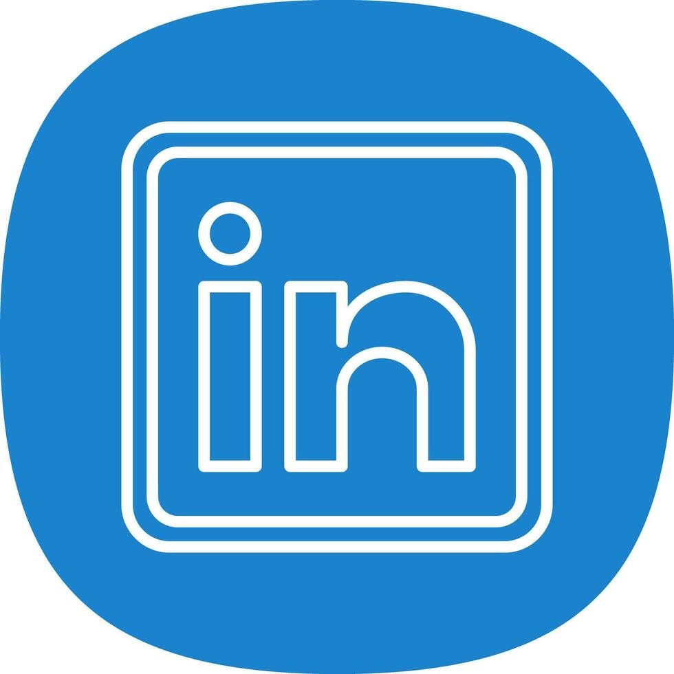 linkedin vector icono diseño