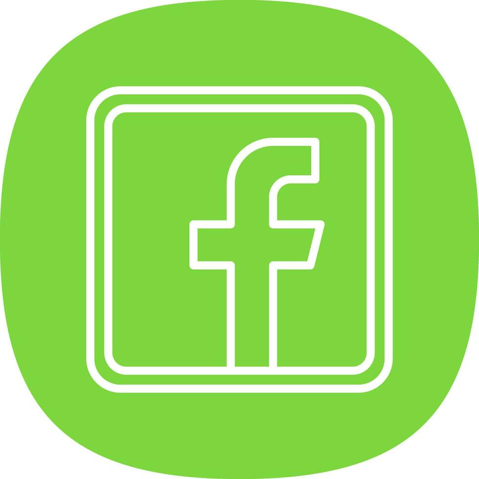 Facebook logo vector icono diseño