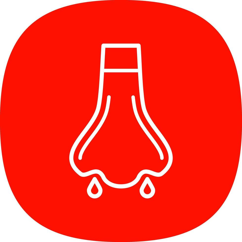 Nose Vector Icon Design