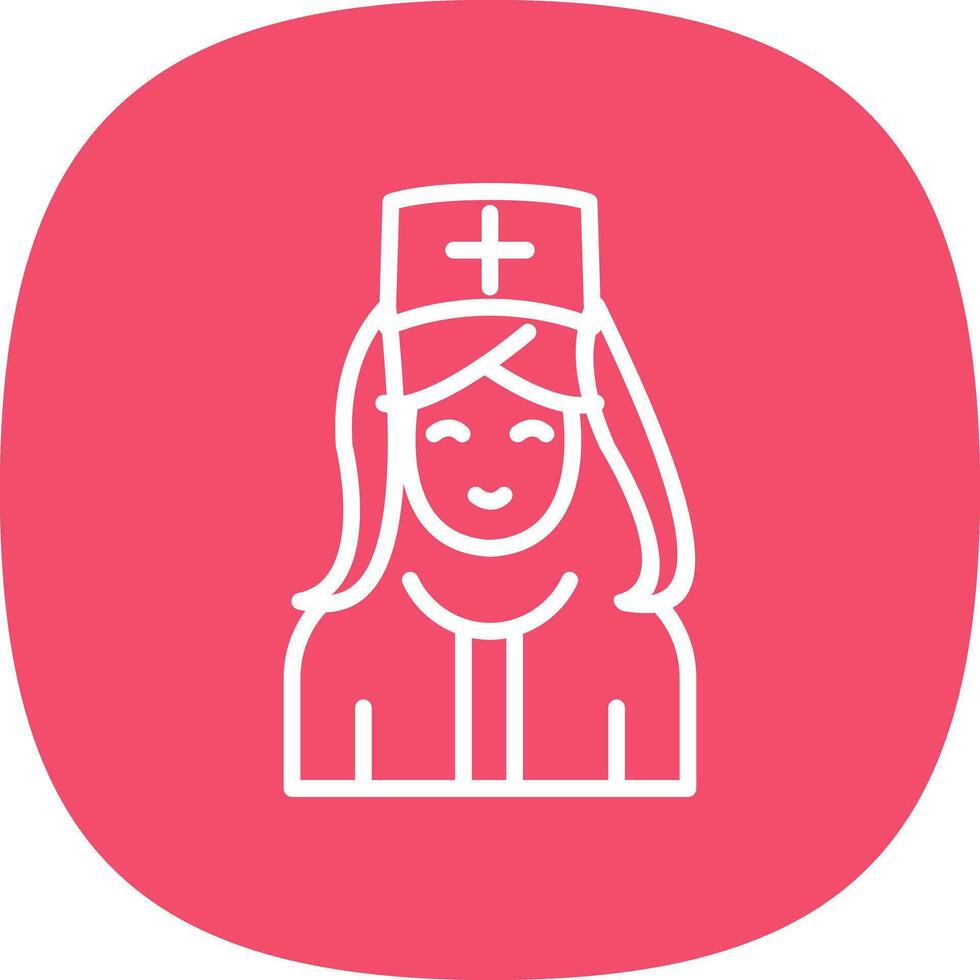 Nurse Vector Icon Design